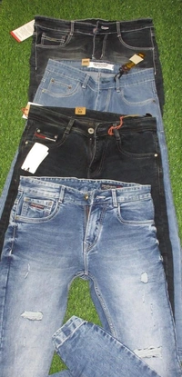Damage Jeans  - Black, 34