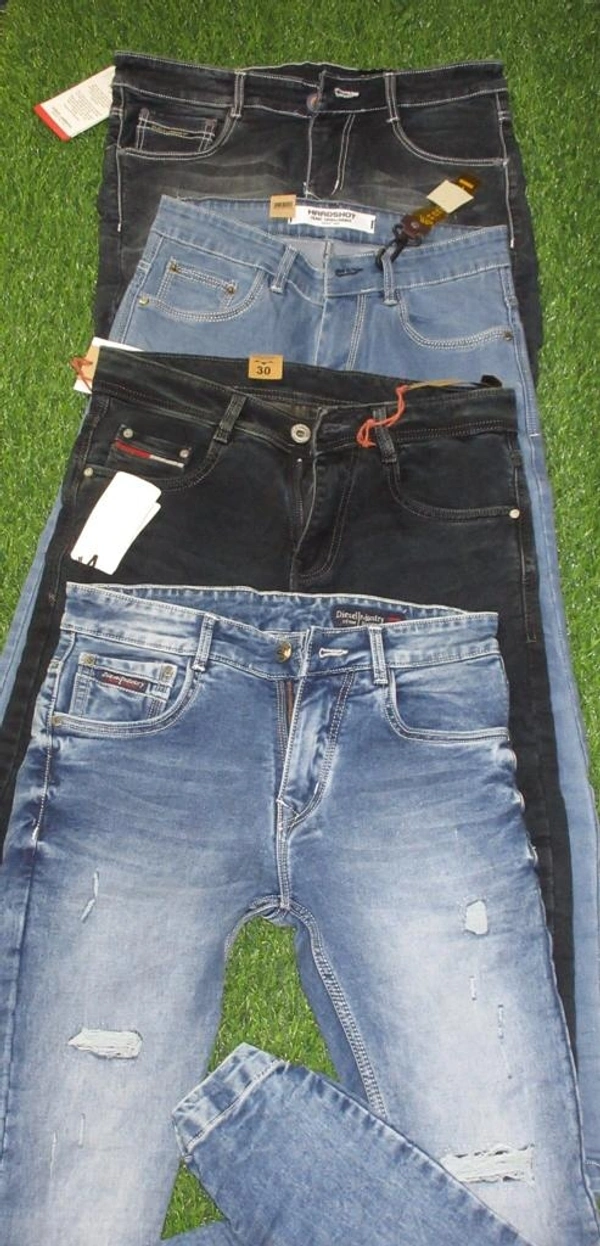 Damage Jeans  - Black, 34