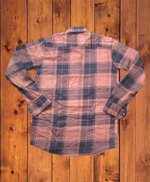 Check Shirt  - L, Gray