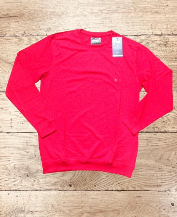 Full Sleeve Tshirt For Men's  - Red, Xl