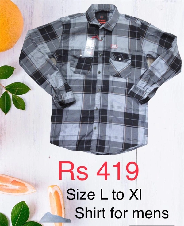 Shirt  Check - White, L