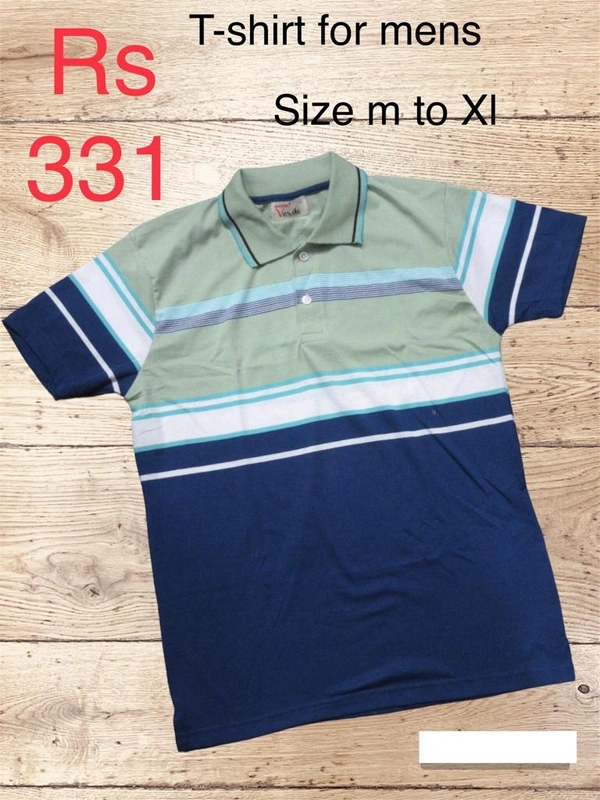 Collar Tshirt  - Gray, M