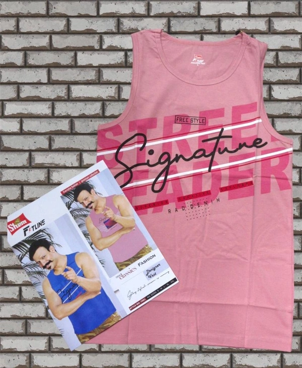 Shera Gym Vest - Blush Pink, Xl
