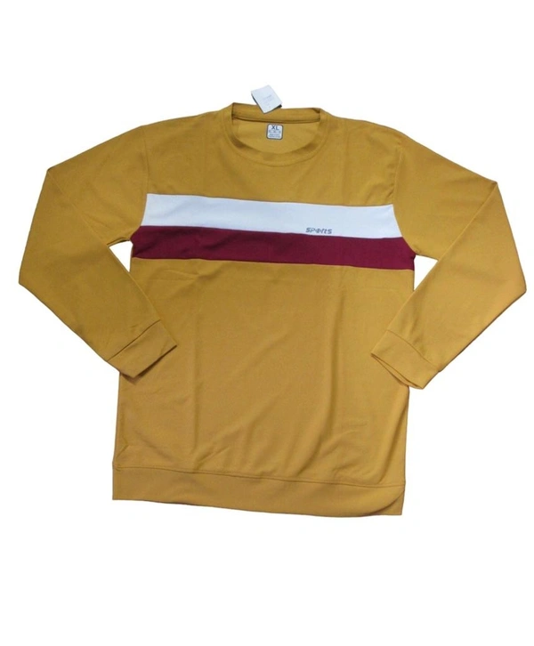 Matty Full Sleeve Tshirt  - Gold, M