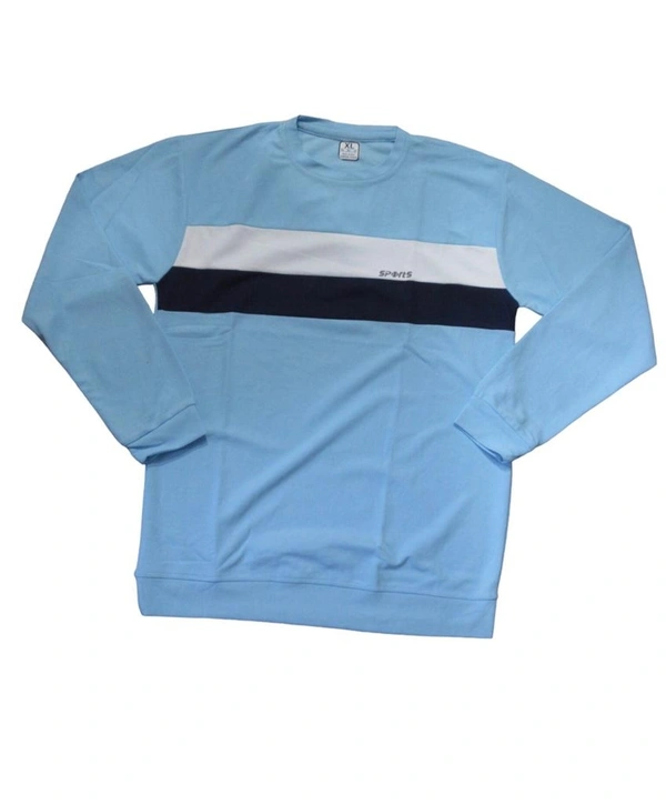 Matty Full Sleeve Tshirt  - Navy Blue, M