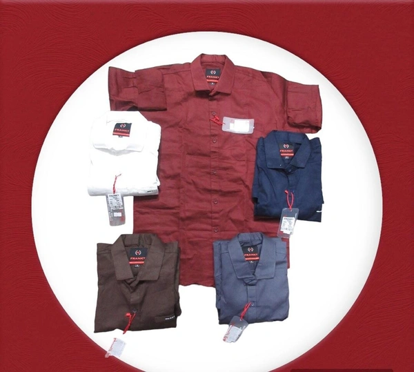 Shirt Single Pocket, For Men's Wear  - Brown, M