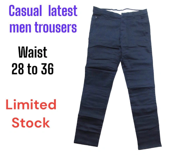 Trousers  For Men  - Mercury, 30