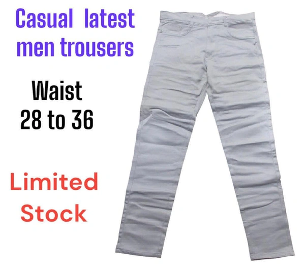 Trousers  For Men  - Mercury, 30