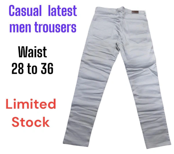 Trousers  For Men  - Mercury, 30