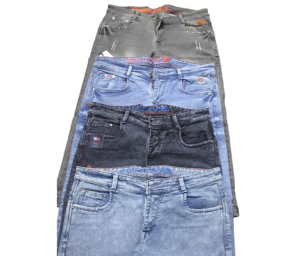 Jeans For Men  - Black, 34
