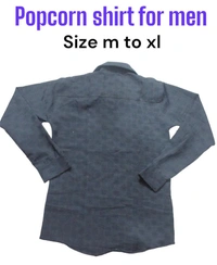 Popcorn Shirt For Men  - Mardi Gras, M