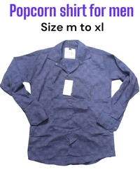 Popcorn Shirt For Men  - White, Xl
