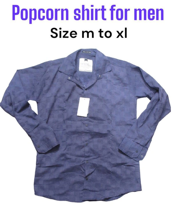 Popcorn Shirt For Men  - White, Xl