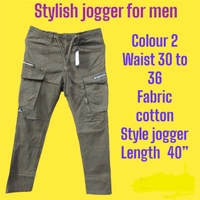 Stylish Jogger For Men  - Brown, 32