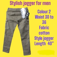 Stylish Jogger For Men  - Teal, 36
