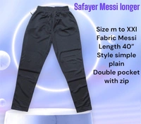 Safayer Messi For Men  - Black, Xxl