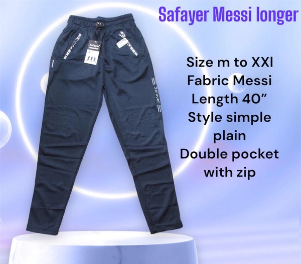 Safayer Messi For Men  - Navy Blue, M