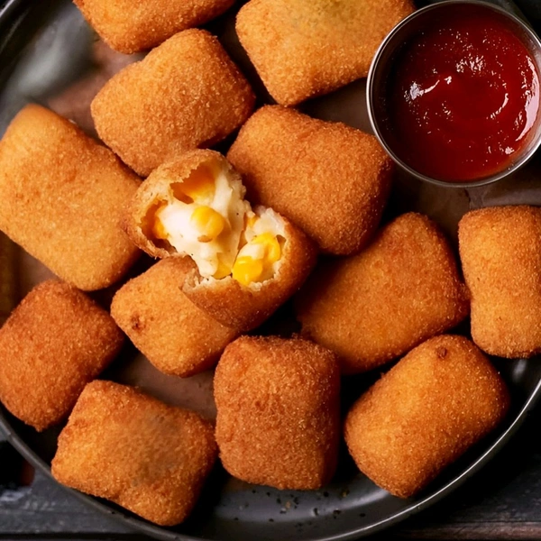 Cheese Corn Nuggets |URBAN KITCHEN 
