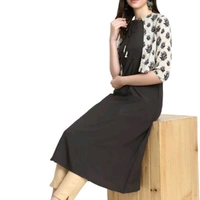 SPYCART Printed Crepe Jacket Kurti -  XL