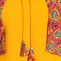 SPYCART Printed Crepe Jacket Kurti - S