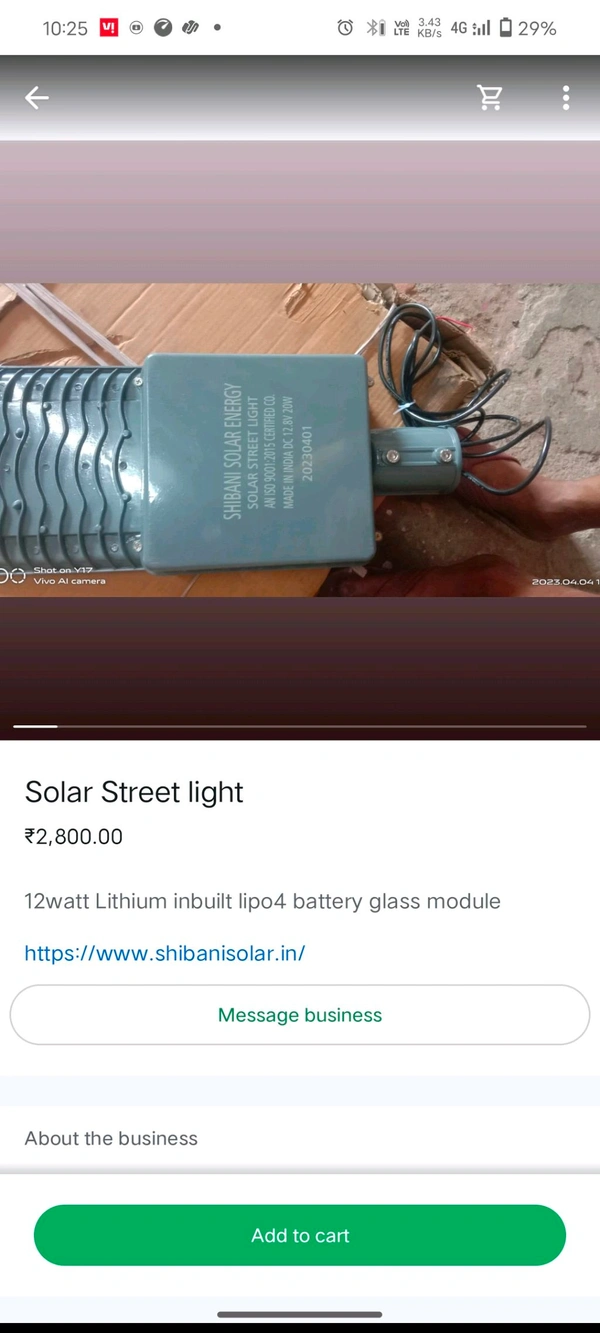 Solar Street Light