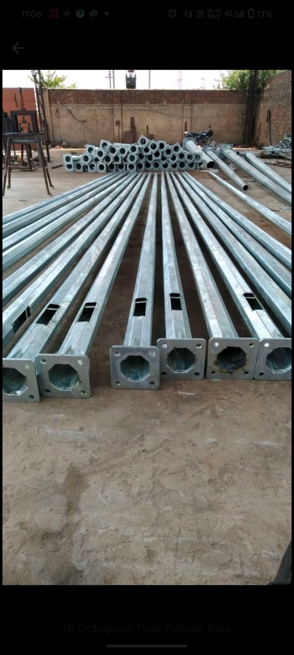 Octagonal Pole 5 mtr to 25 mtr