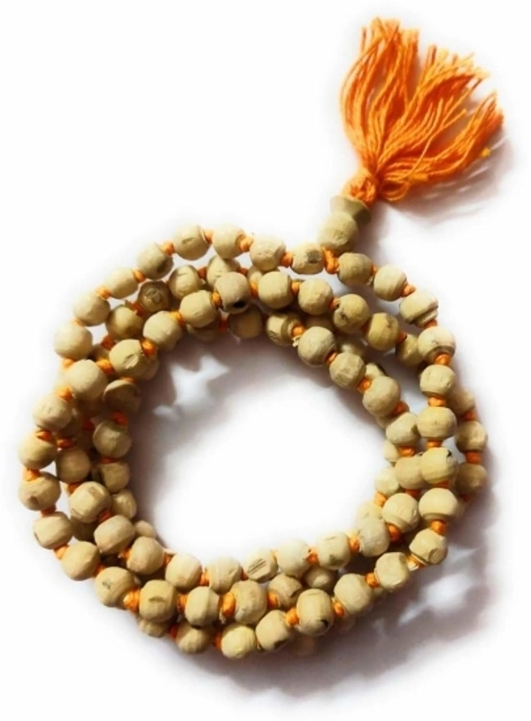 Tulsi Japa Mala 108 beads / Tulsi Mala for Japa purpose Beads Wood Chain