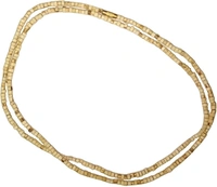 Original Vrindavan Dham Tulsi Kanthi Royal Mala with White Beads Wood Chain
