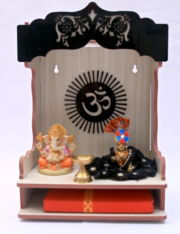 Wooden Beautiful Plywood Mandir Pooja Room Home Decor 