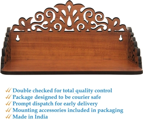 Wooden Beautiful Mandir Pooja Room Home Decor Office OR Home Temple Wall Hanging Product