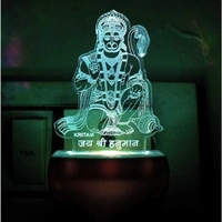 3D LED Night Lamp Hanuman