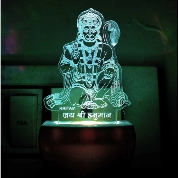 3D LED Night Lamp Hanuman