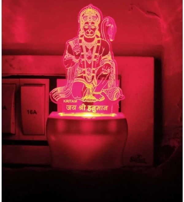 3D LED Night Lamp Hanuman