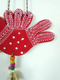 Bird Hanging Handmade and Hand-Painted Main Door Latkan Toran For Pooja