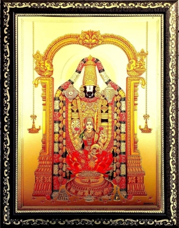Handicraft Gold-plated  Photo God Venkateswara Swami