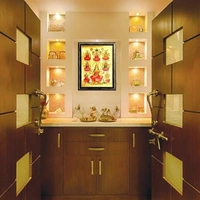 Handicraft Gold-plated Photo God Laxmi Devi