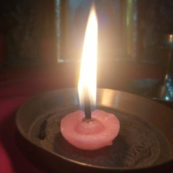 Cow Ghee Diya Batti (50 pieces ) 30min Burning Time, Wax free Cow ghee diya batti Cotton Wick