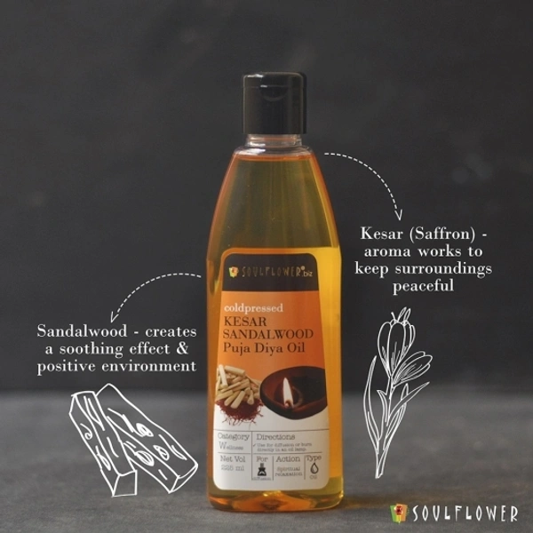 Sandalwood Puja Diya Oil, 225ml