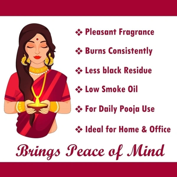 Chameli oil 220 ML For Puja Diya Worship