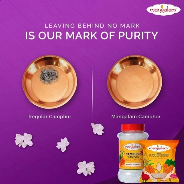 MANGALAM Camphor Tablet 100g Jar - Pack of 1