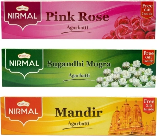 Incense Stick Pink Rose, Sugandhi Mogra, Mandir