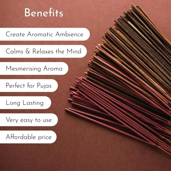 Incense Stick Pack of 4 each 250 gm Mogra, Woods, Ratrani, Woods