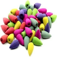 Pack of 120 Backflow cones Mogra, Chandan, Rose, Jasmine