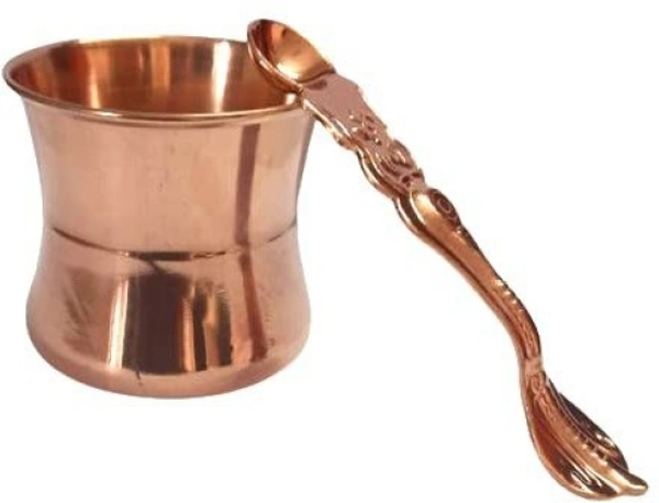 Copper Panch Patra with Achmani Pali Spoon for All Pooja Purpose150ml Copper