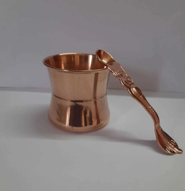 Copper Panch Patra with Achmani Pali Spoon for All Pooja Purpose150ml Copper
