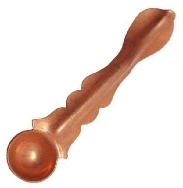 Copper Panch Patra Glass with Spoon, Panchapatra Set for Serve Secread/Holy Water, for Poojan Purpose Copper