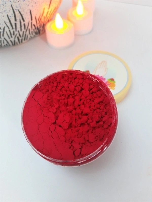 Pure & Natural Laal Kumkum || Sindoor || Roli - Airtight Box (200g) Laal Kumkum