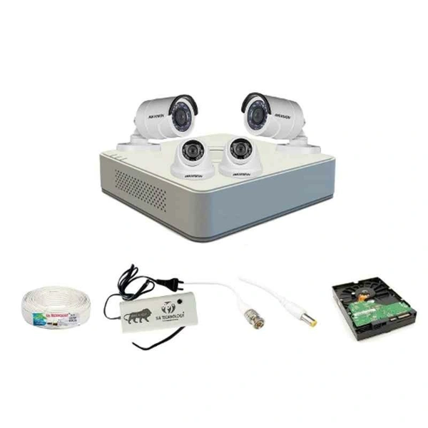 Hik-vision 2 Mp 4 Camera Set