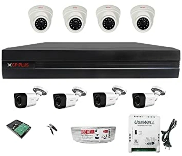 CP Plus 2.4 Mp 8 Camera Set