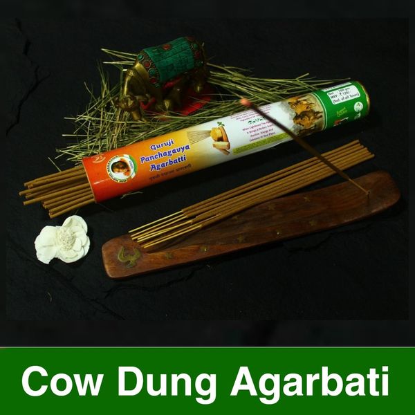 Cow Dung Sandal Agarbati மாட்டு சாண சந்தன அகர்பத்தி - 1kg - 10 Box